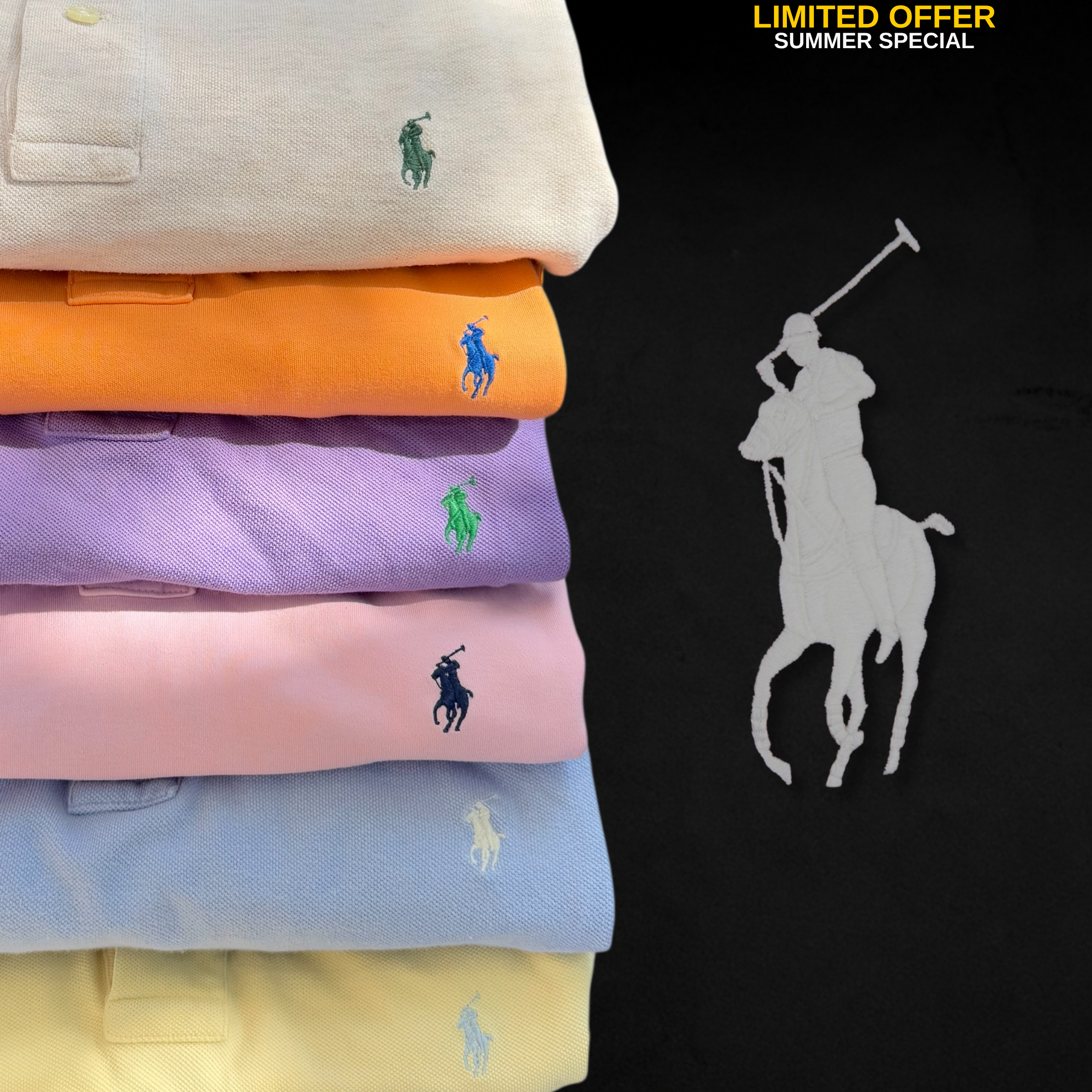 POLO RALPH LAUREN VINTAGE MYSTERY BOX (3 Polos)