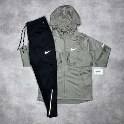 Sphere Miler Repel Jacket Jade Green & Black Phenom Bottoms Set-OSI