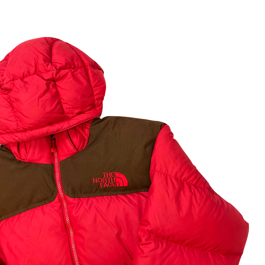 Red & Brown Baltoro Puffer Jacket-OSI