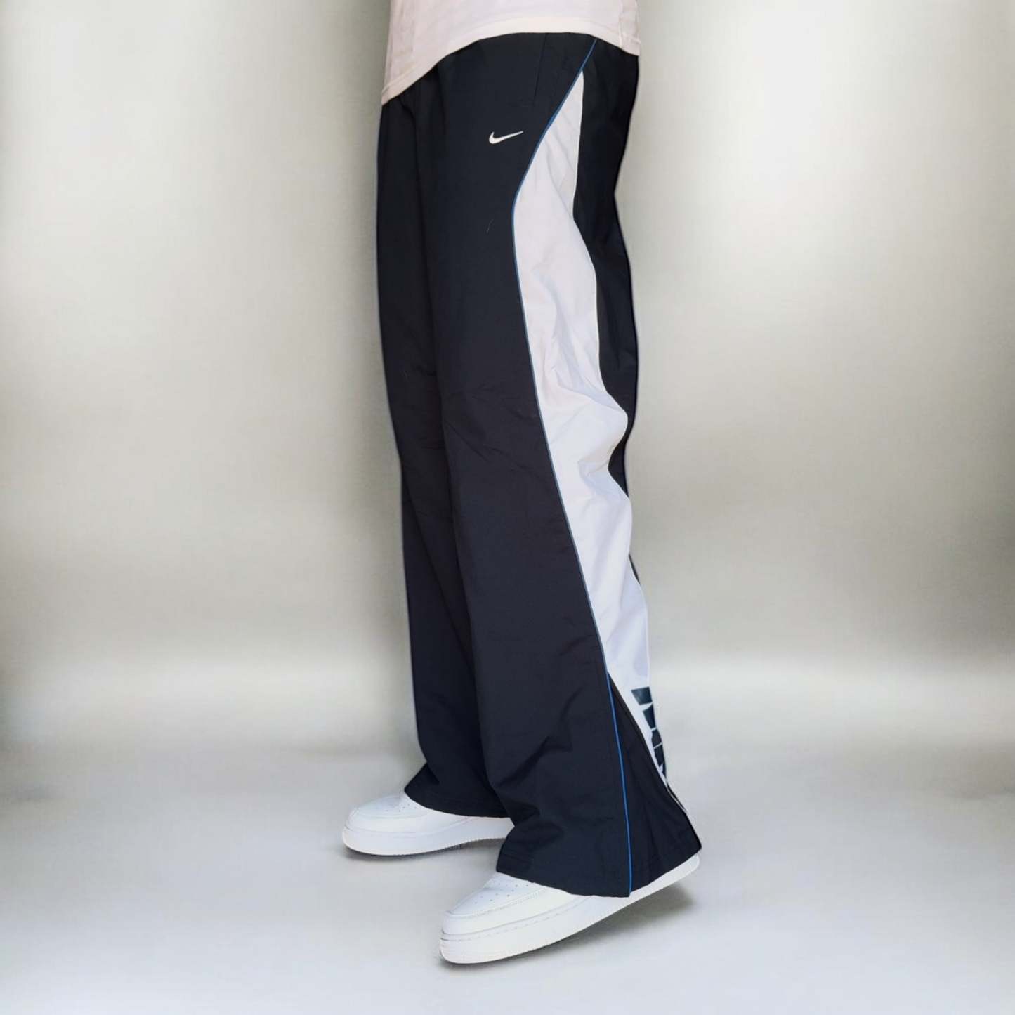 RARE 2000s Baggy Trackpants Navy-OSI