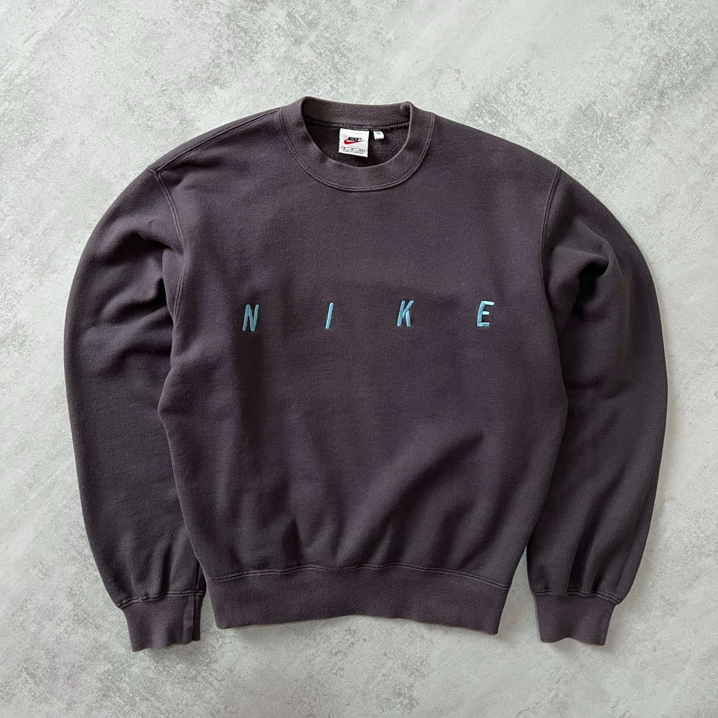 RARE 1990s heavyweight embroidered sweatshirt-OSI