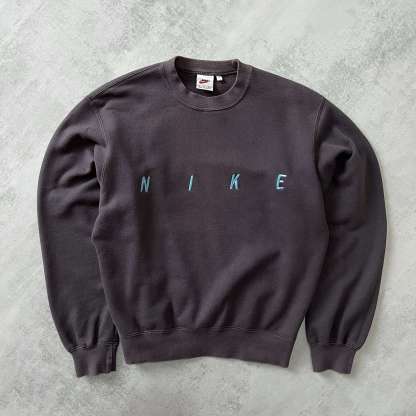 RARE 1990s heavyweight embroidered sweatshirt-OSI