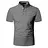 Men's Solid Color Short Sleeve Polo Shirt-OSI