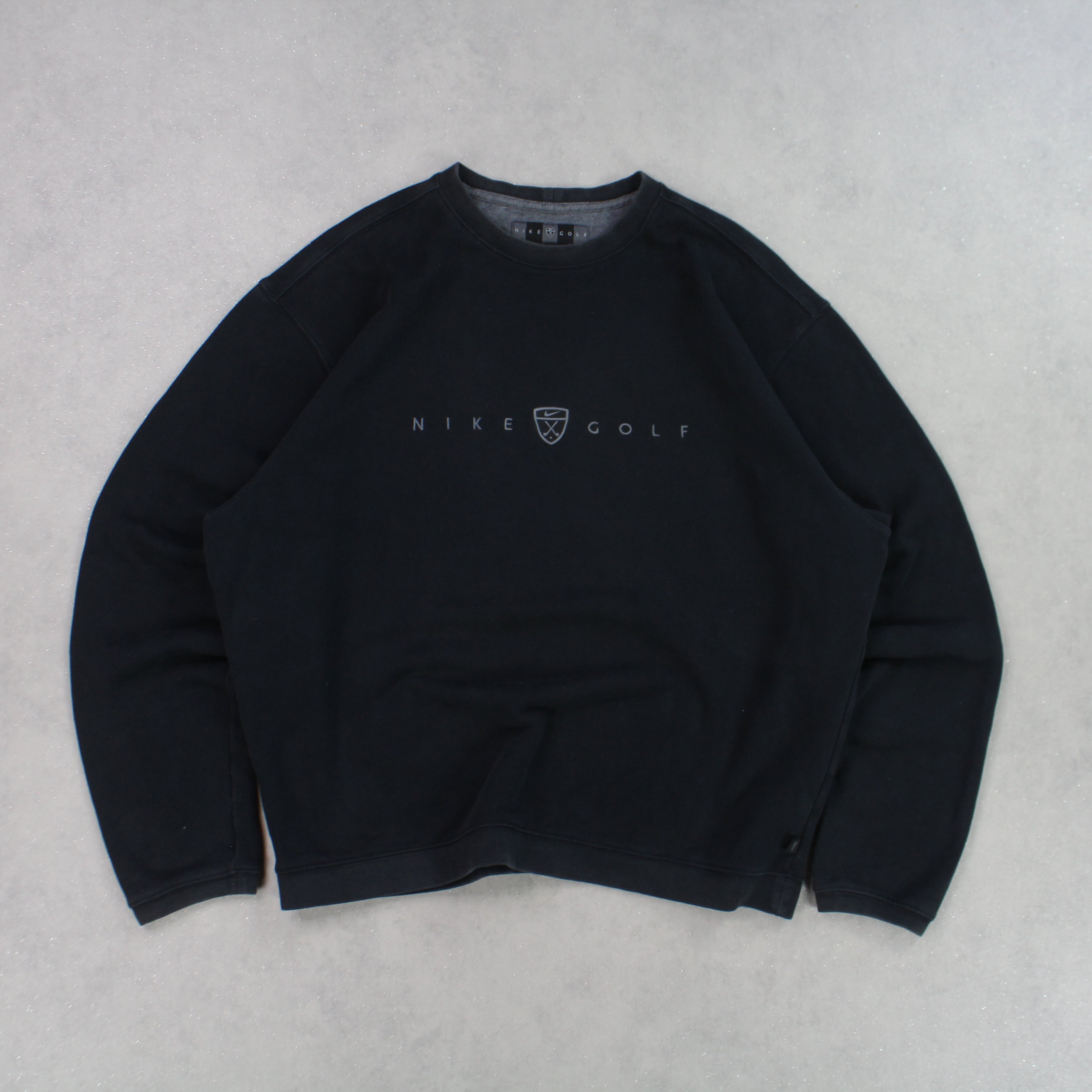 RARE 2000s  Golf Sweatshirt Black-OSI