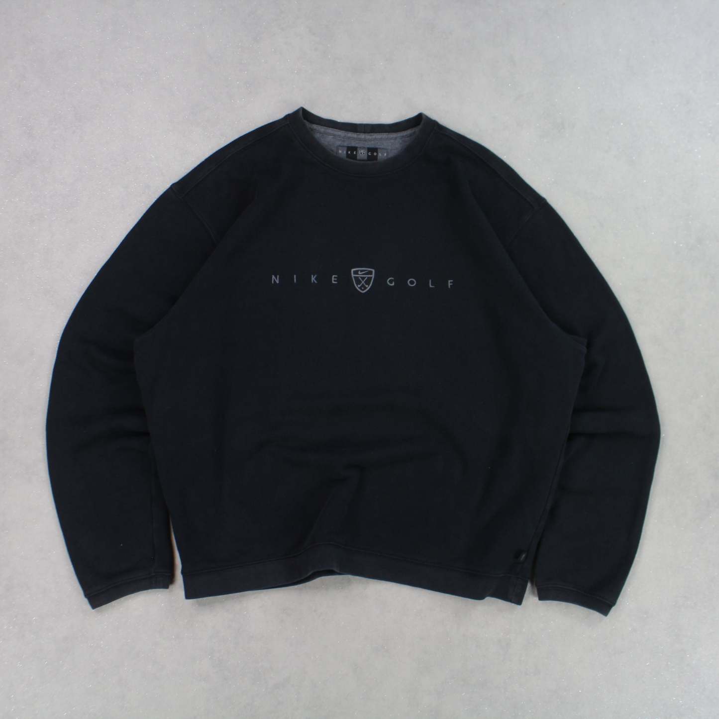 RARE 2000s  Golf Sweatshirt Black-OSI