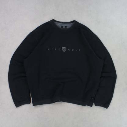 RARE 2000s  Golf Sweatshirt Black-OSI