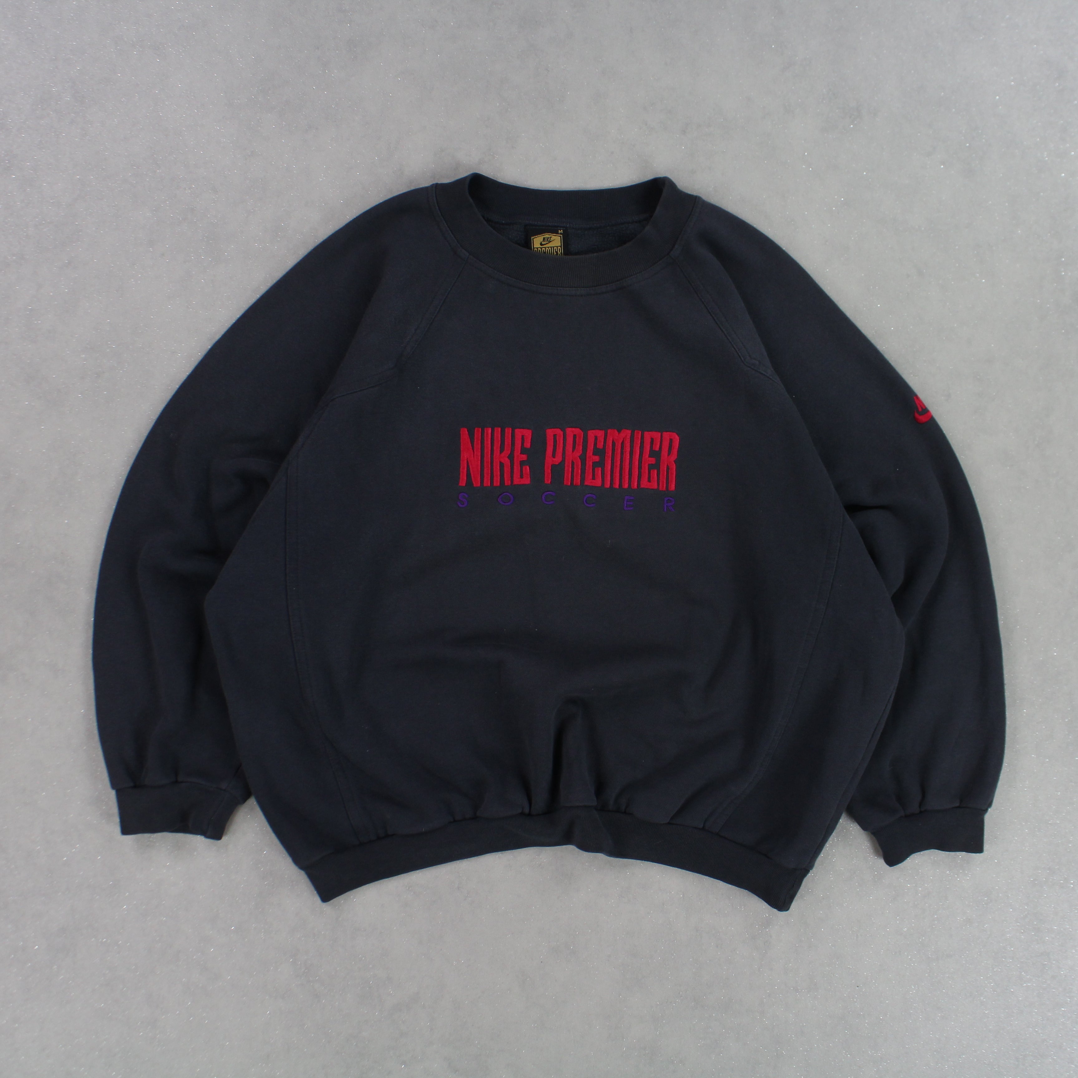 VERY RARE 1992  Sweatshirt Soccer Grey-OSI
