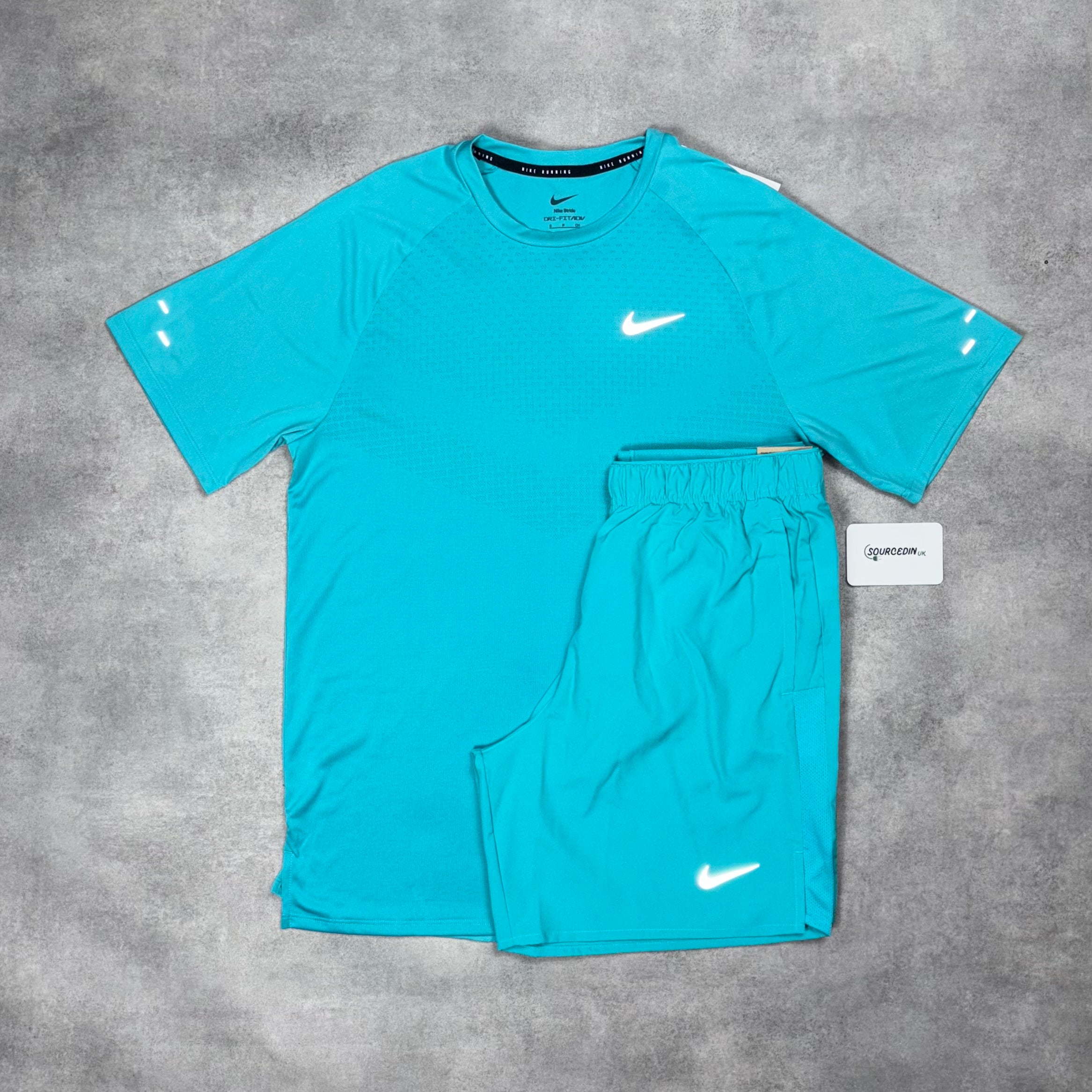 Stride T-Shirt Dusty Cactus & Dusty Cactus 7” Challenger Short Set-OSI