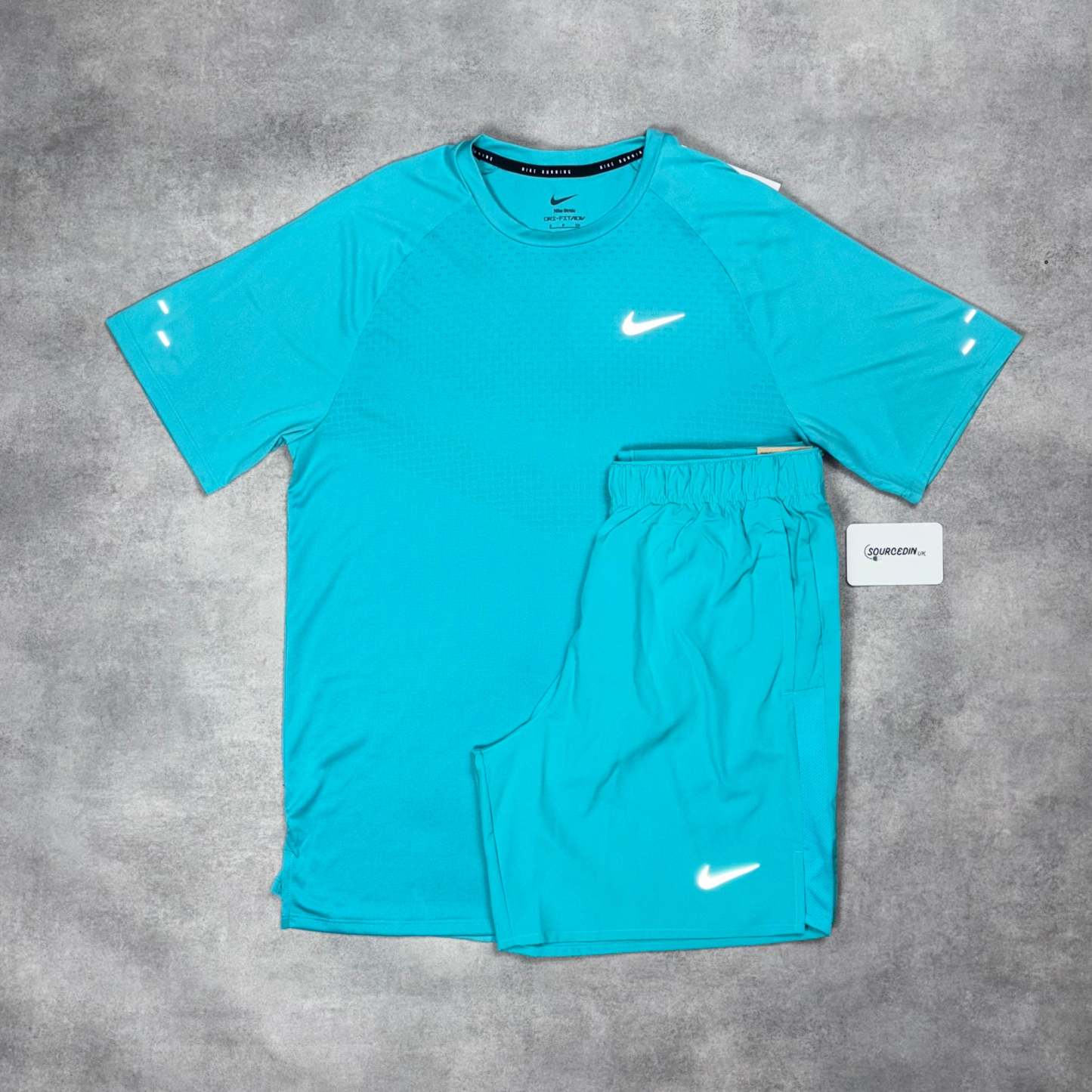 Stride T-Shirt Dusty Cactus & Dusty Cactus 7” Challenger Short Set-OSI