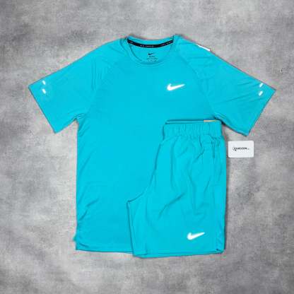Stride T-Shirt Dusty Cactus & Dusty Cactus 7” Challenger Short Set-OSI