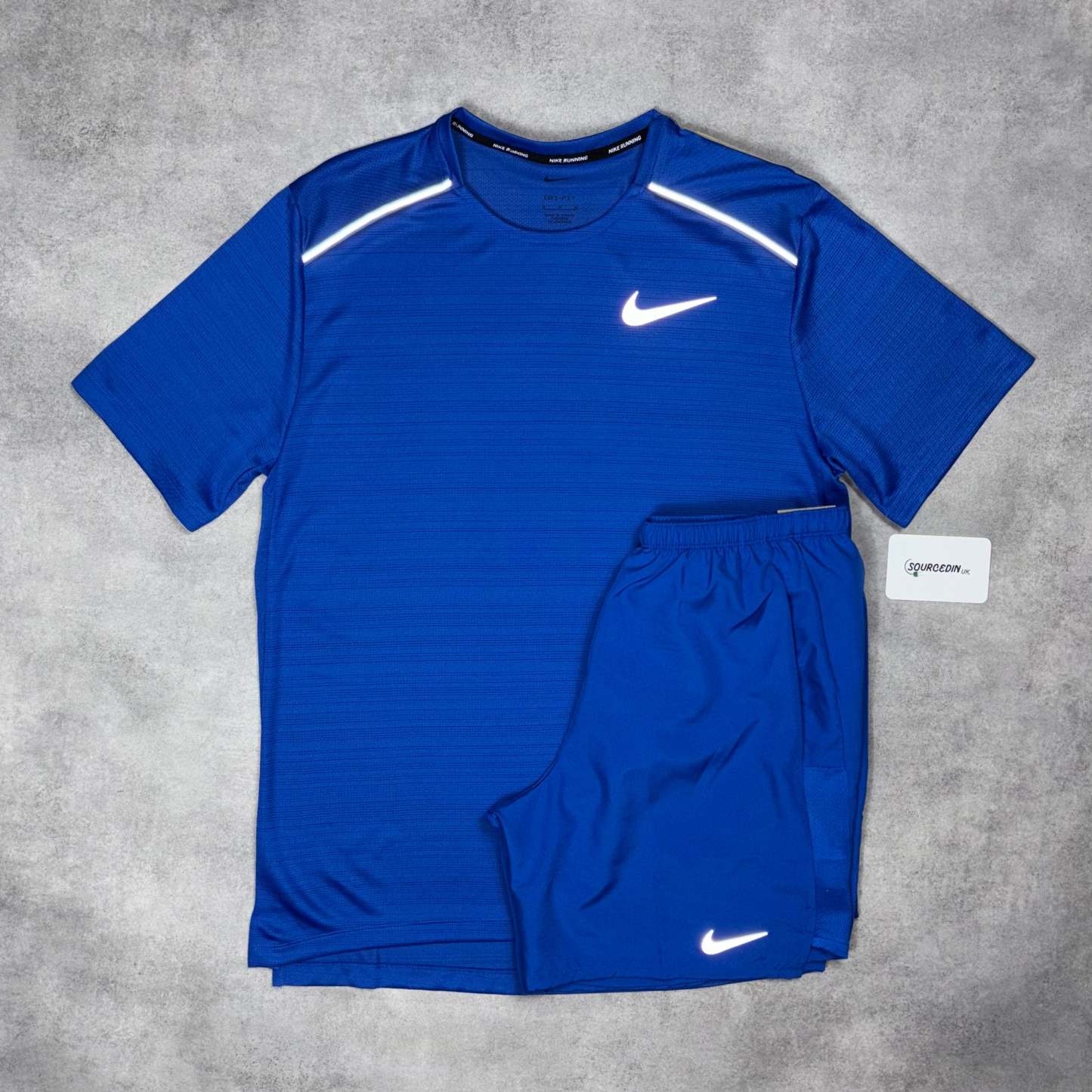 Miler 1.0 T-Shirt Royal Blue & Royal Blue Challenger 7" Short Set-OSI
