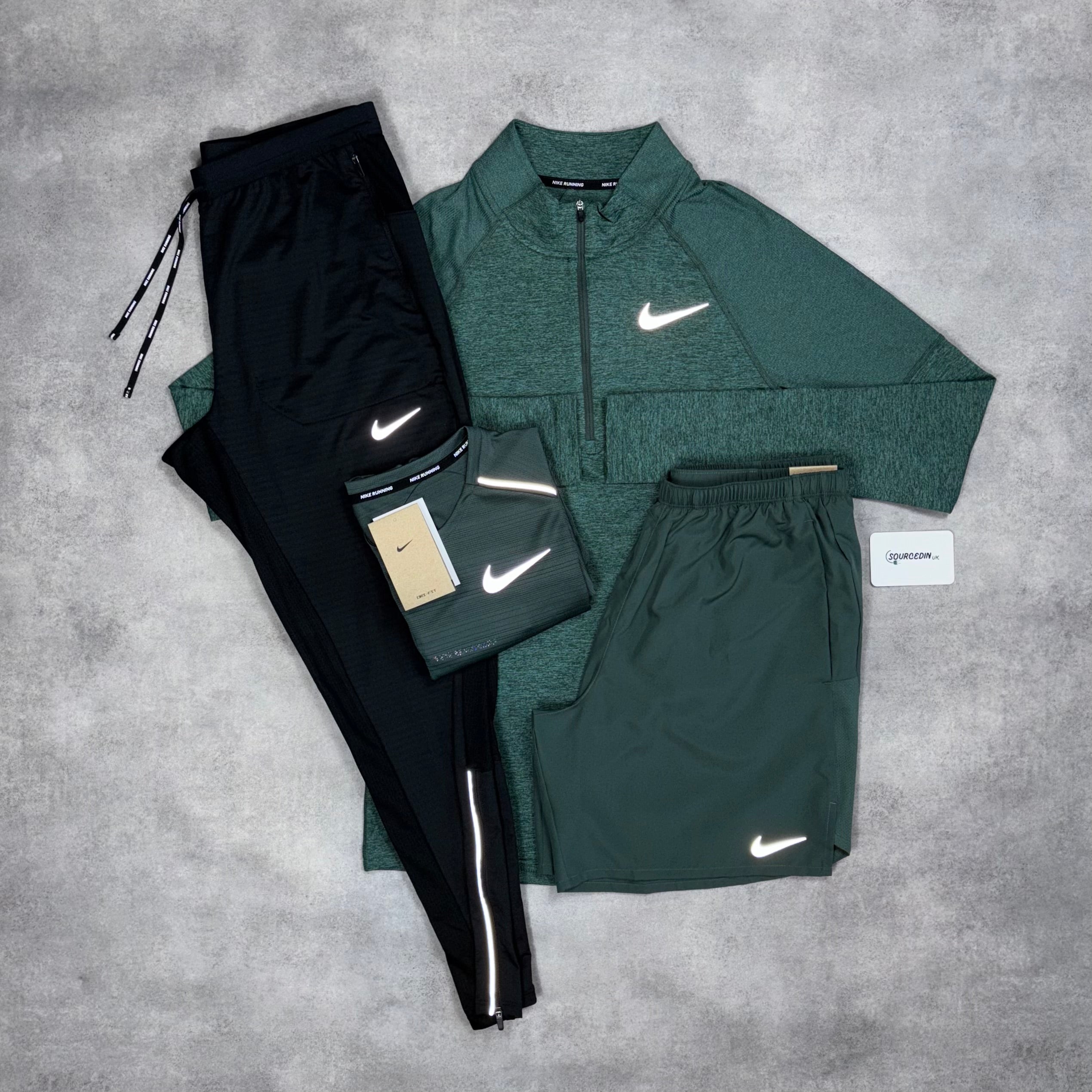 Element 2.0 Half Zip 4-Piece Set Vintage Green-OSI