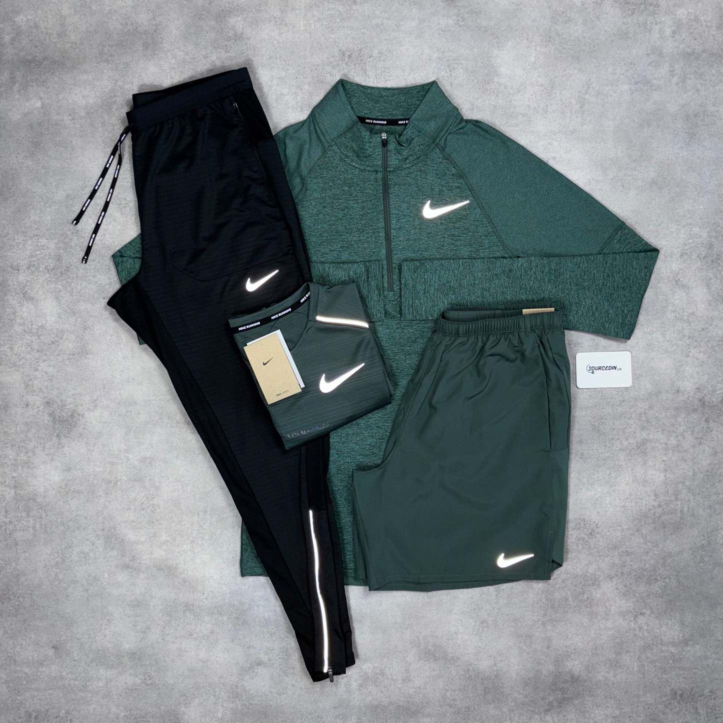 Element 2.0 Half Zip 4-Piece Set Vintage Green-OSI