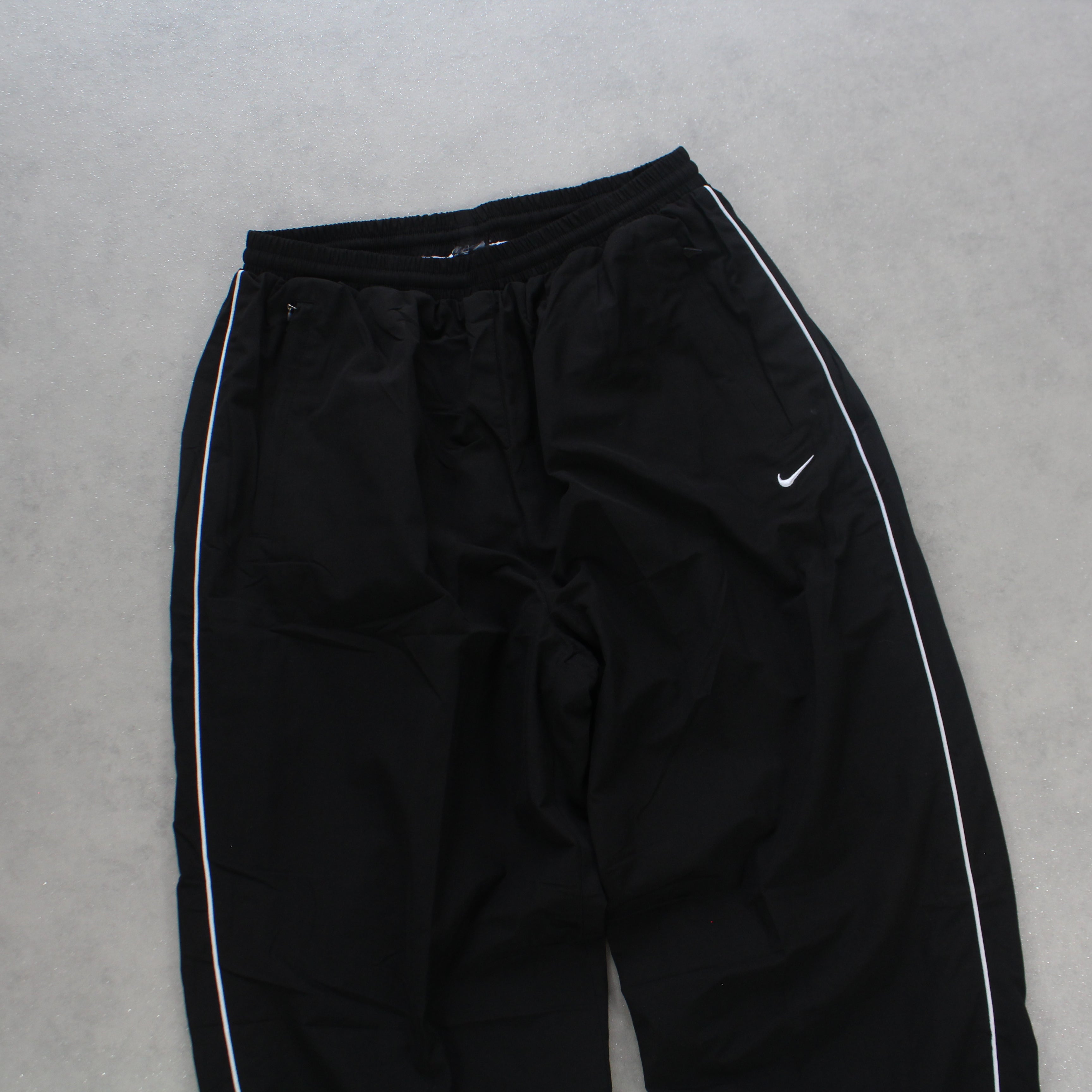 RARE 2000s Baggy Trackpants Black-OSI