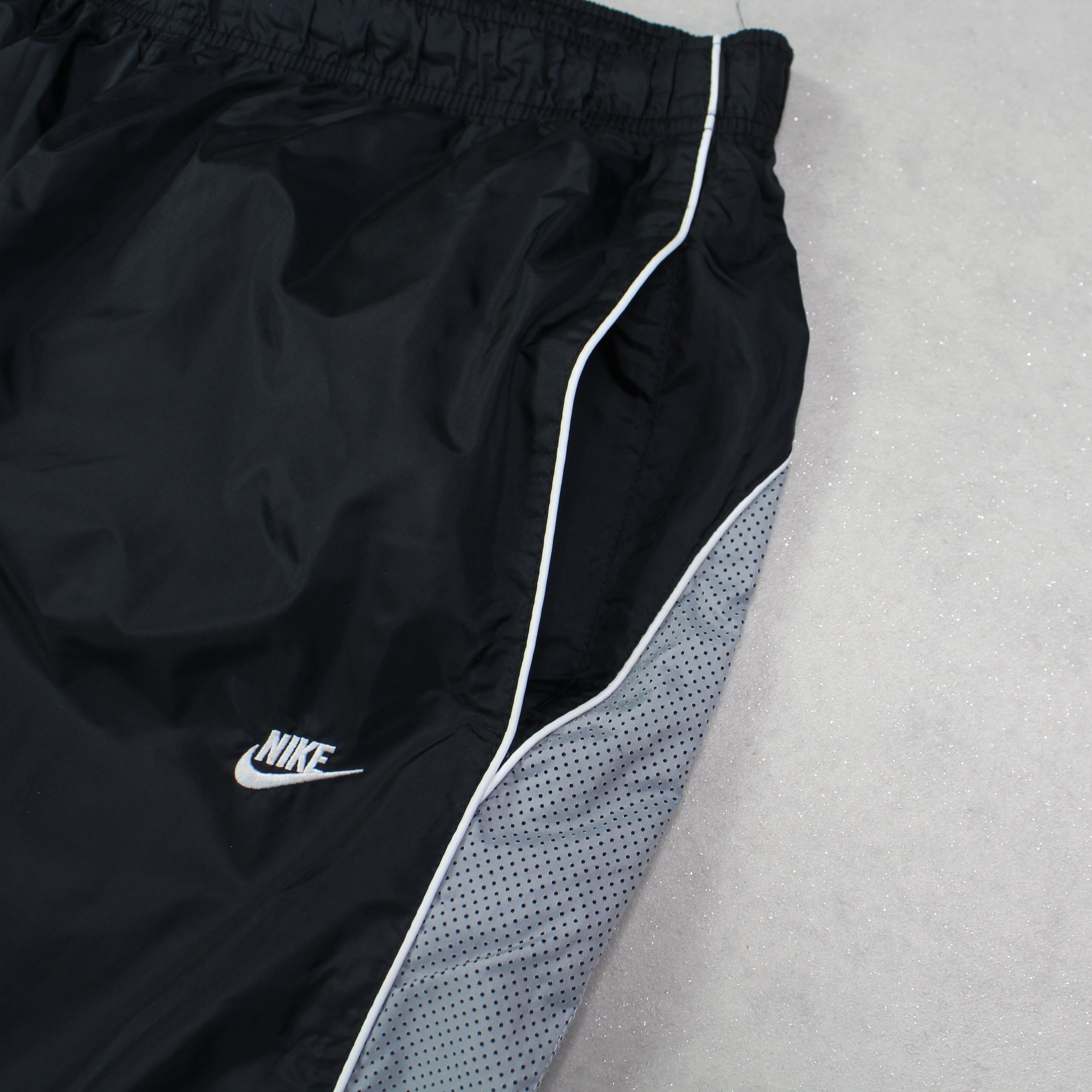 RARE 2000s Baggy Trackpants Black-OSI