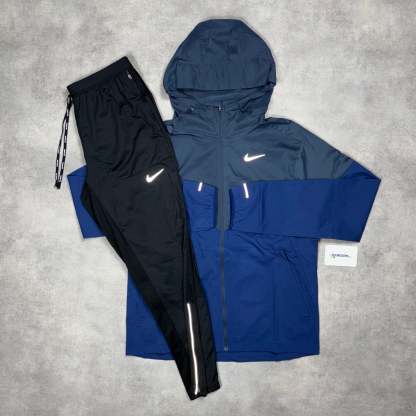 Uv Windrunner Two Tone Navy Jacket & Black Phenom Bottom Set-OSI
