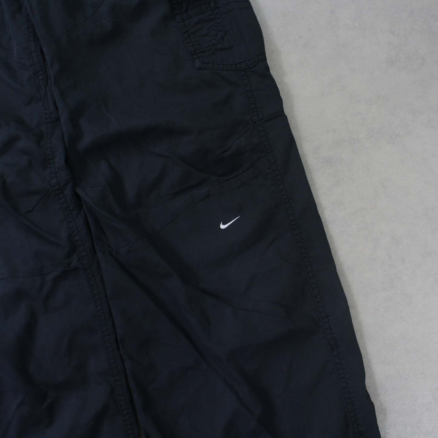 RARE Vintage 00s Womens Cargo Pants Black-OSI