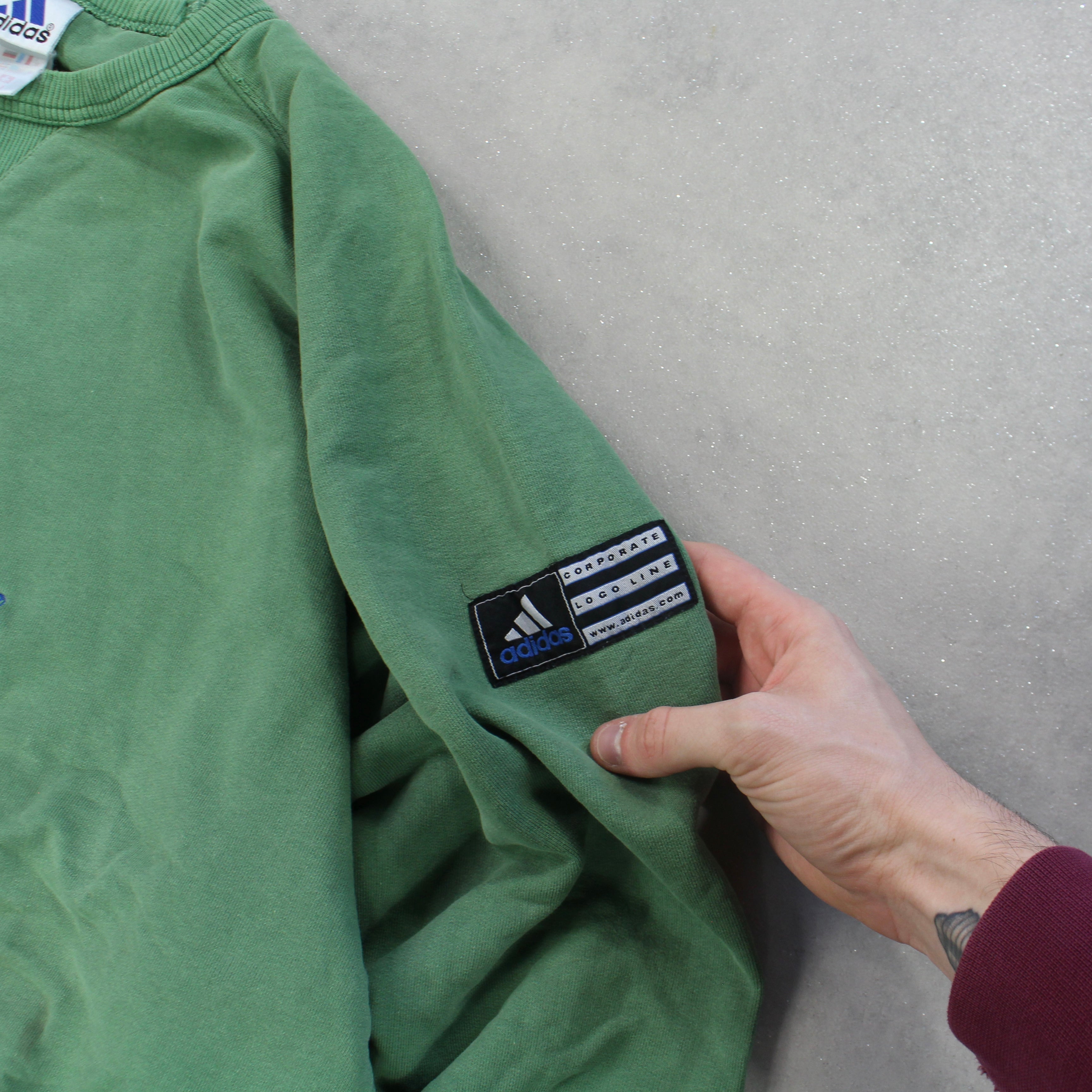 RARE 90s Sweatshirt Green-OSI