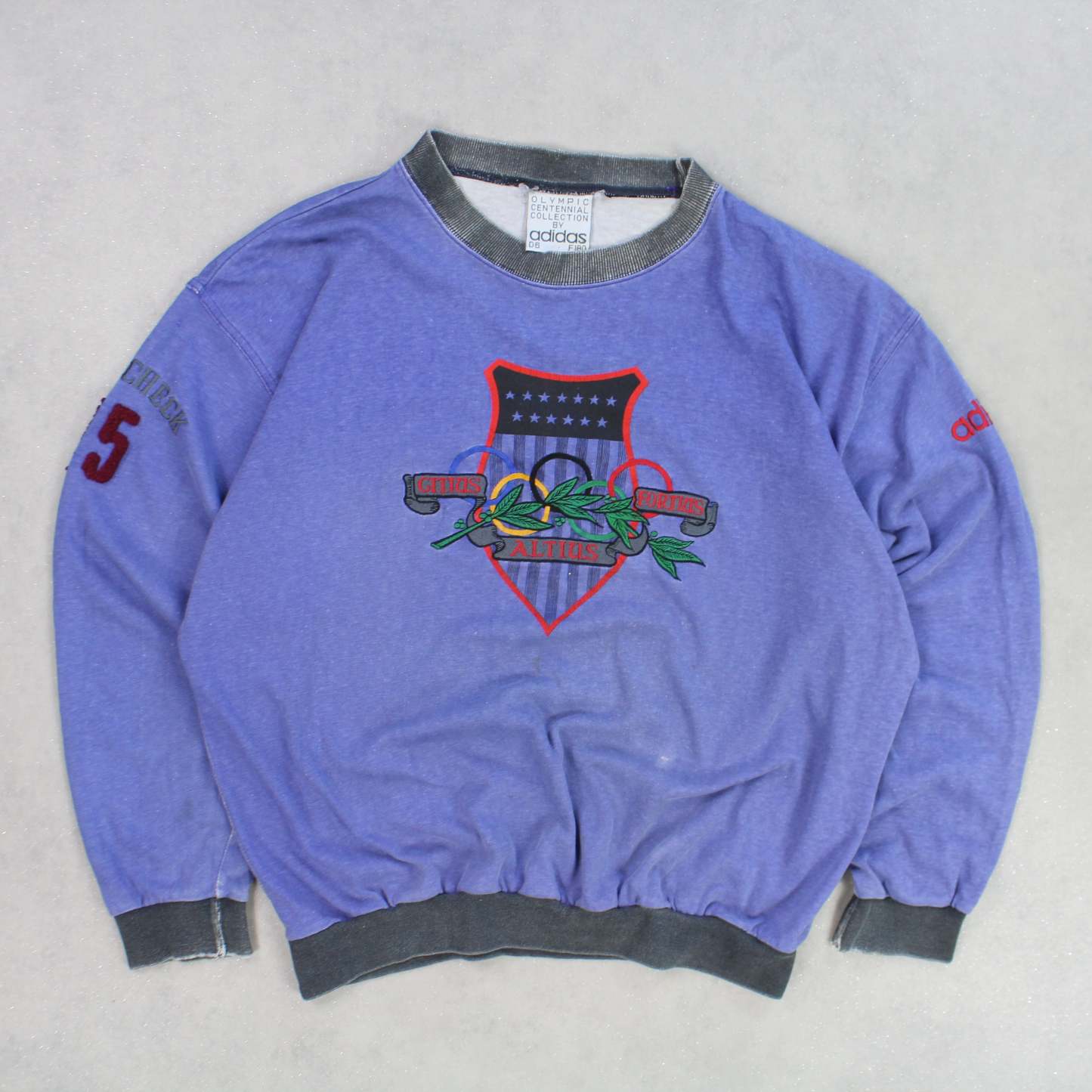 SUPER RARE 1 Of 1 1980s Sweatshirt Purple-OSI