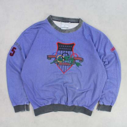 SUPER RARE 1 Of 1 1980s Sweatshirt Purple-OSI