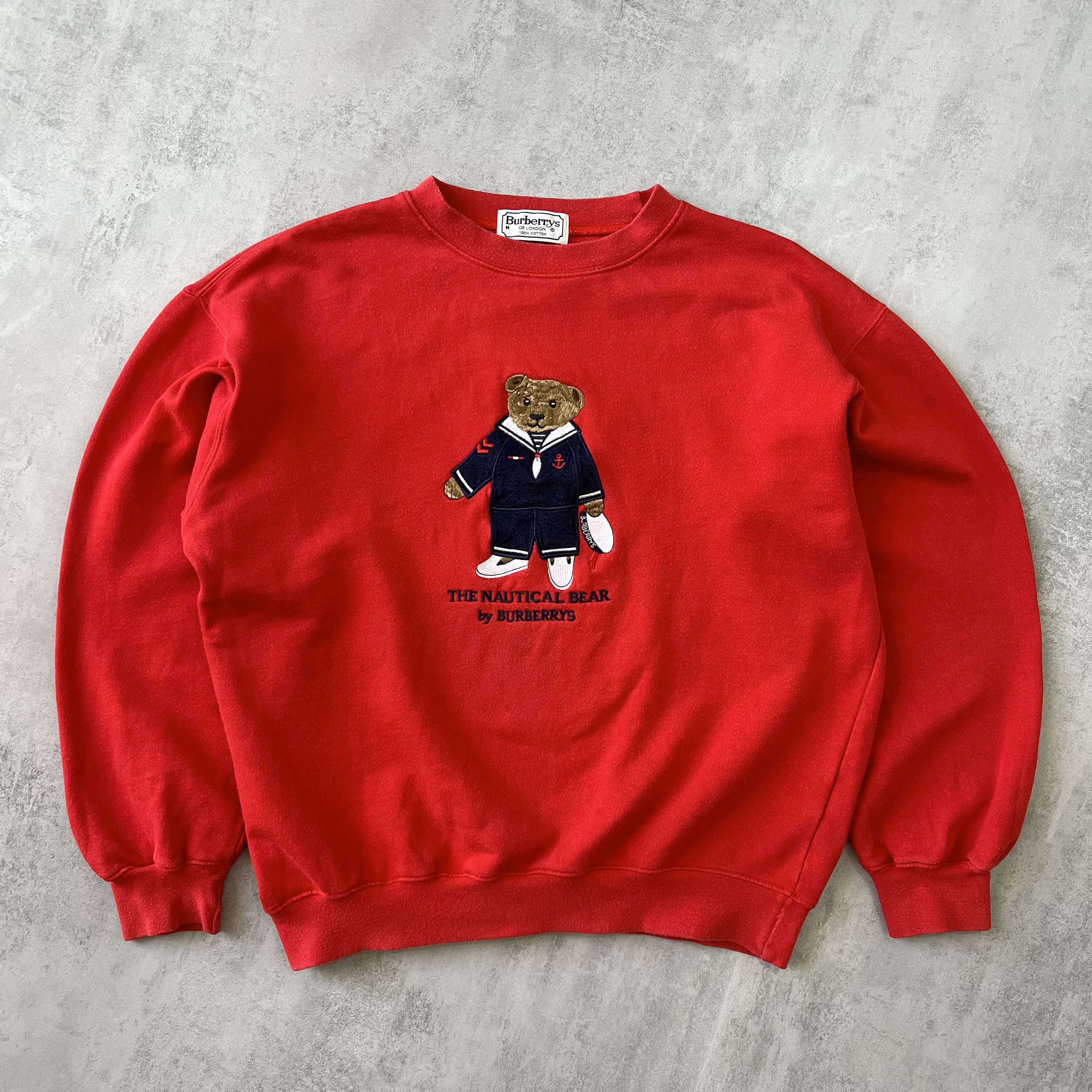 1990s heavyweight embroidered sweatshirt-OSI