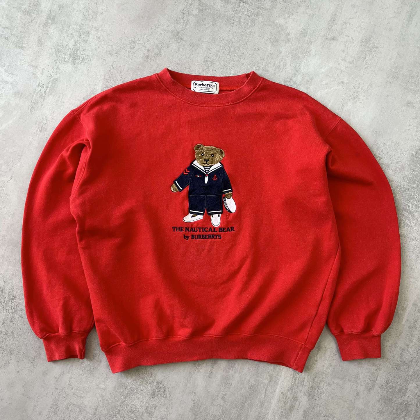 1990s heavyweight embroidered sweatshirt-OSI