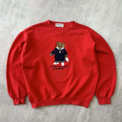 1990s heavyweight embroidered sweatshirt-OSI
