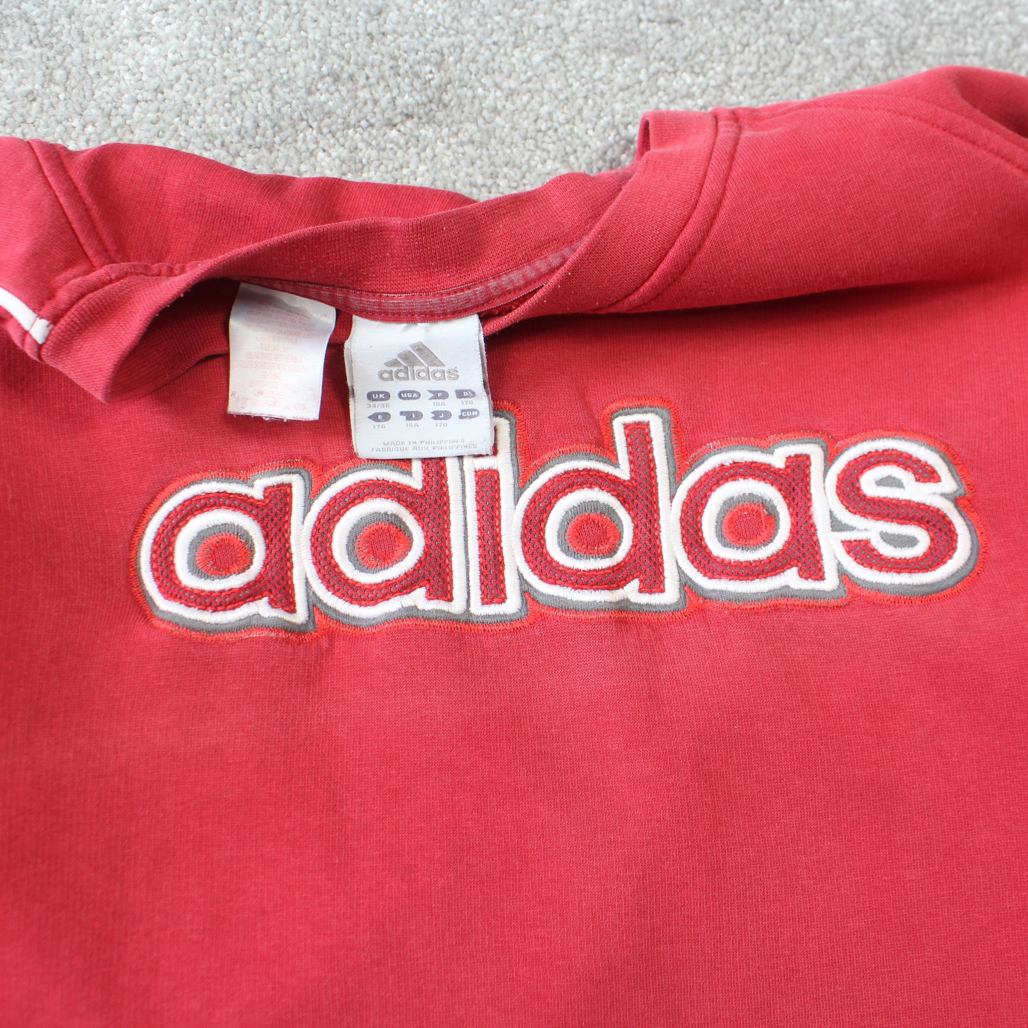 RARE 2000s  Sweatshirt Red-OSI