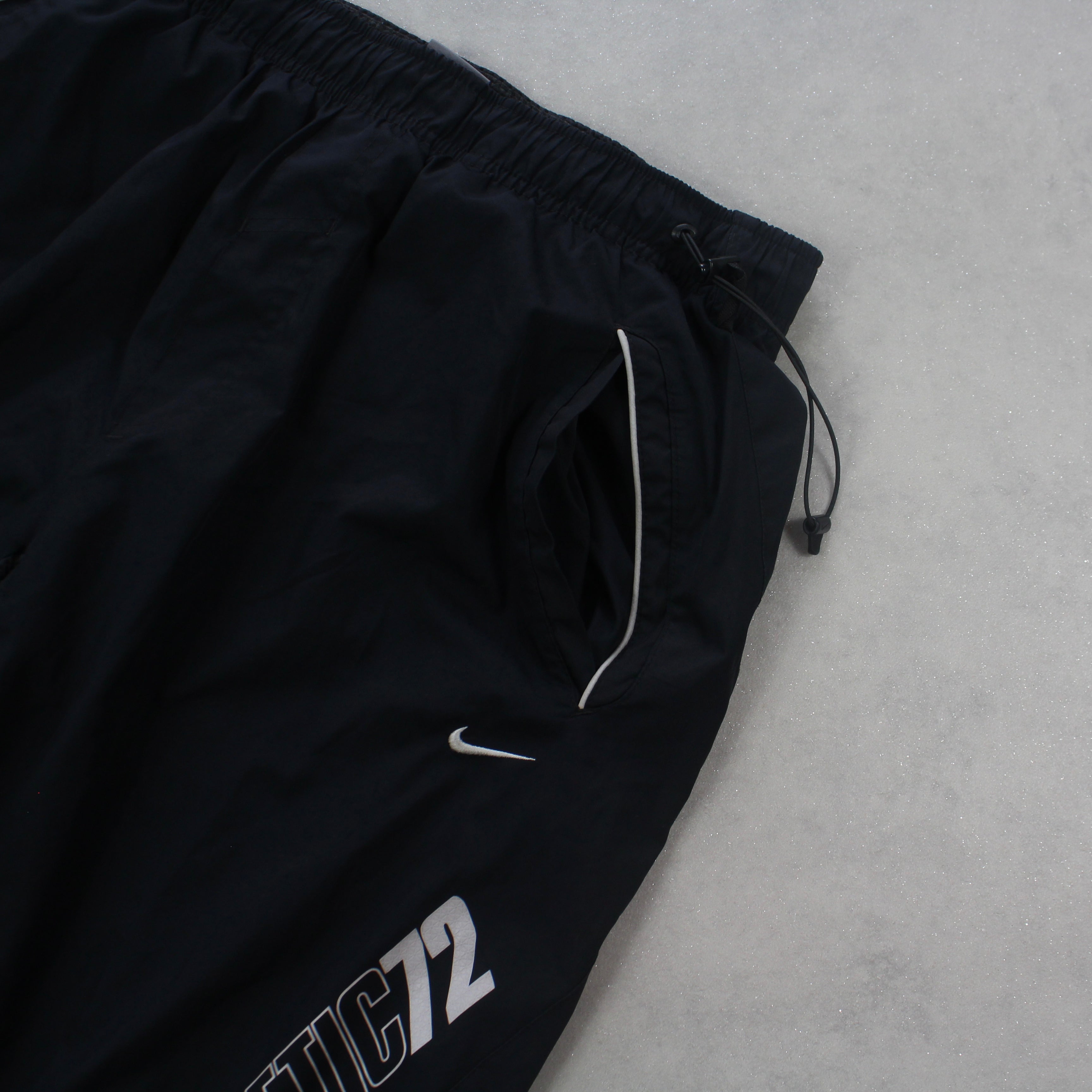 RARE 2000s 72 Trackpants Black-OSI