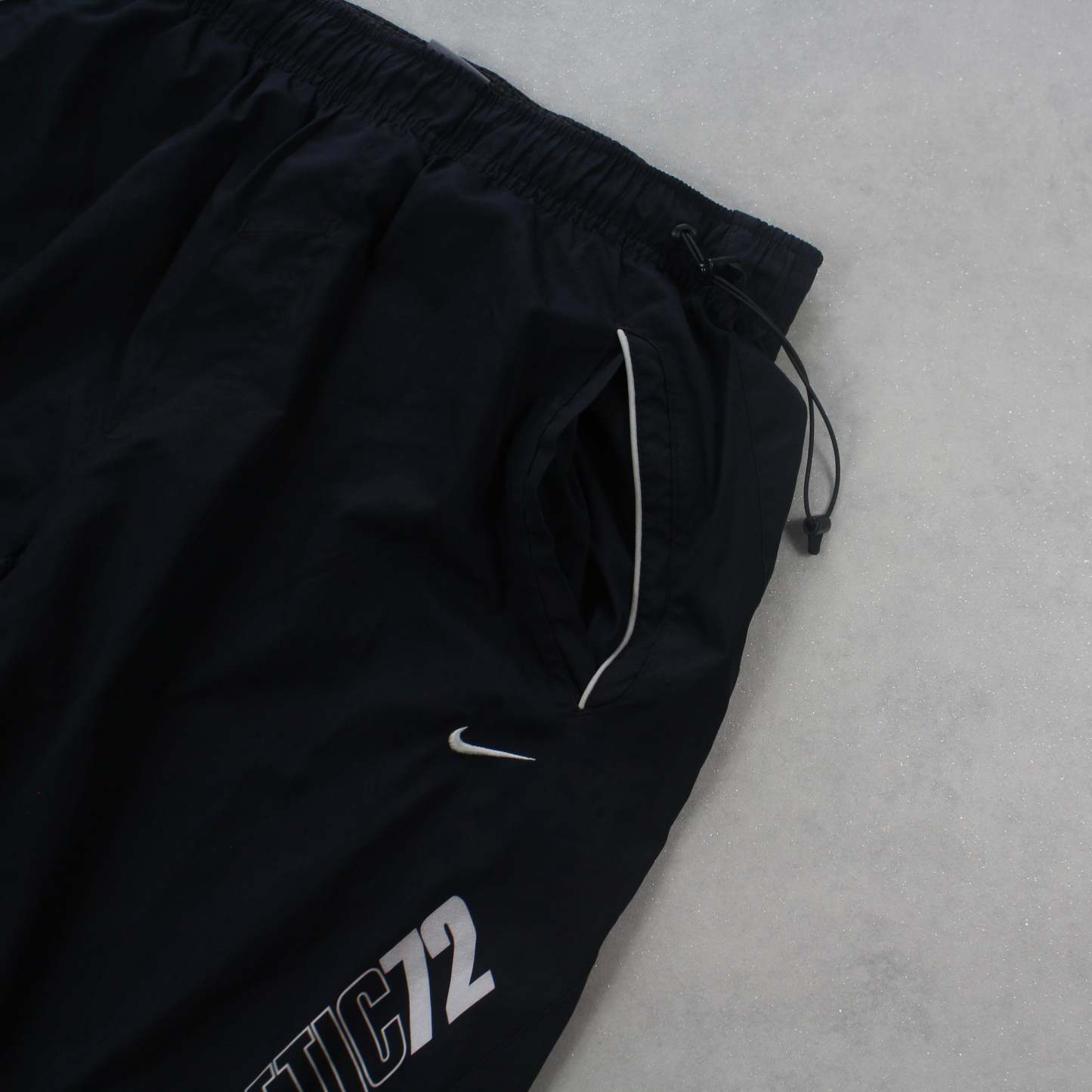 RARE 2000s 72 Trackpants Black-OSI