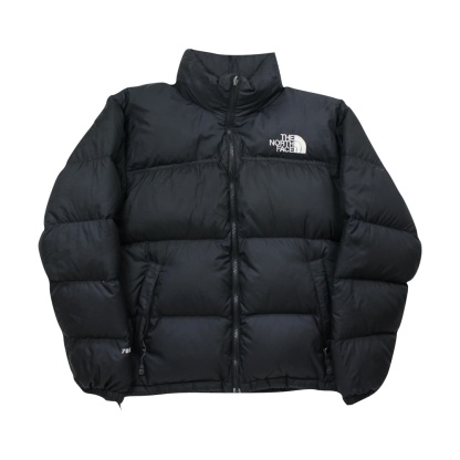 Matte Black Puffer Jacket-OSI