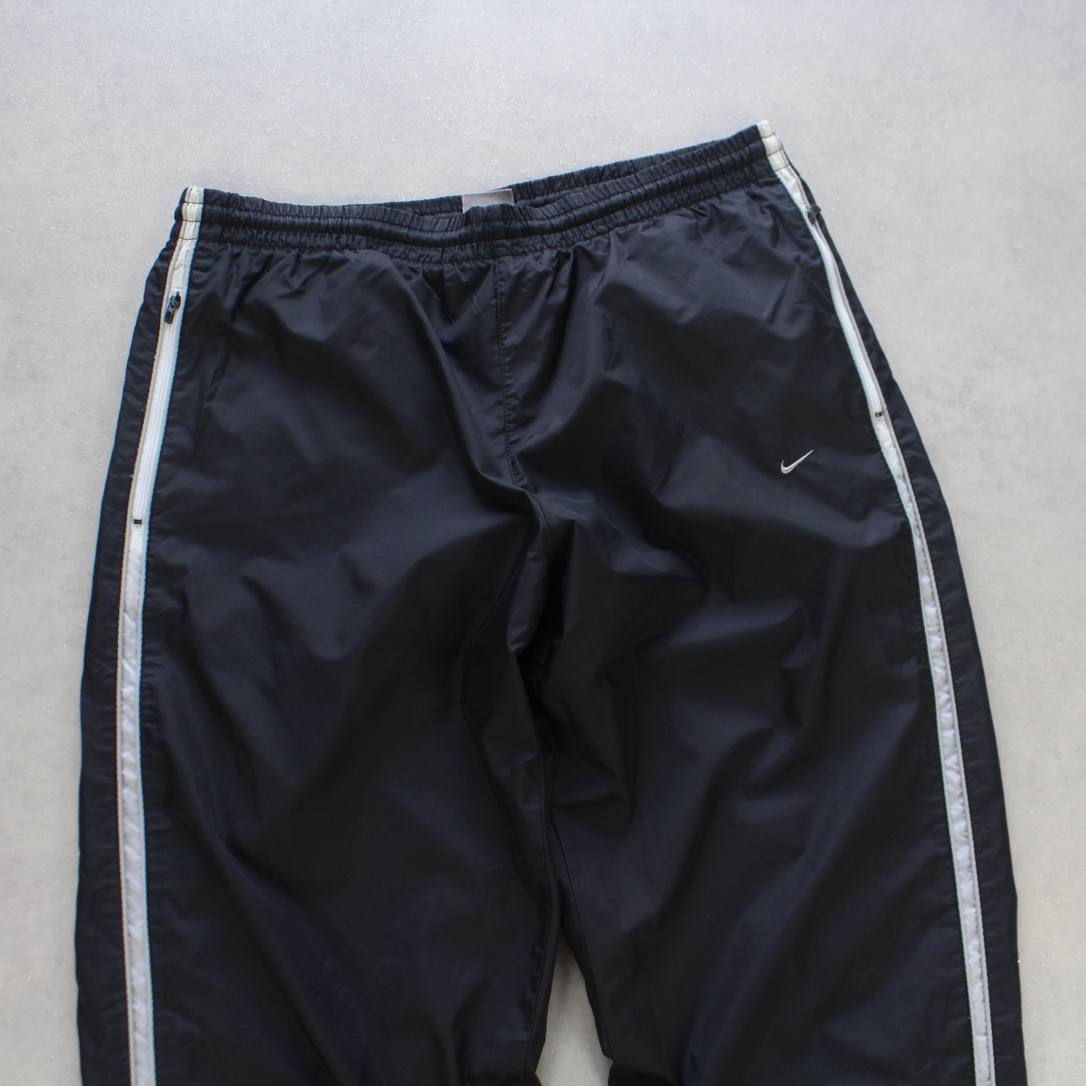 RARE 2000s Trackpants Black-OSI
