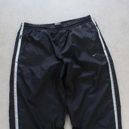 RARE 2000s Trackpants Black-OSI