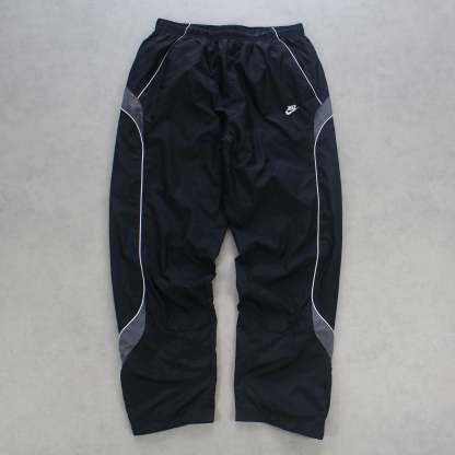 RARE 2000s Trackpants Black-OSI