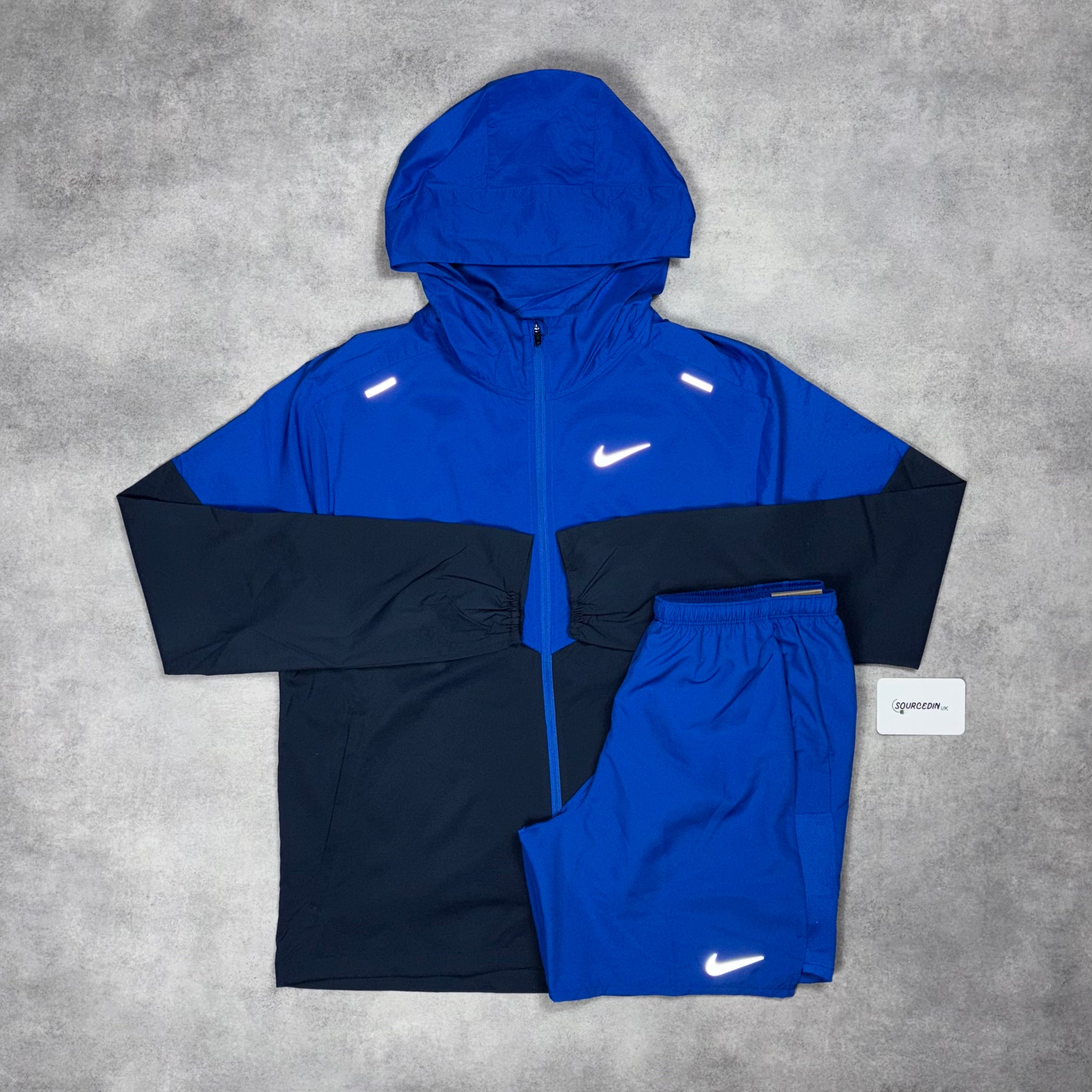 Uv Windrunner Jacket & 7” Challenger Short Set Royal Blue-OSI