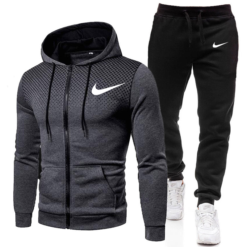 Casual Long Sleeve Men's Sports Suit-OSI