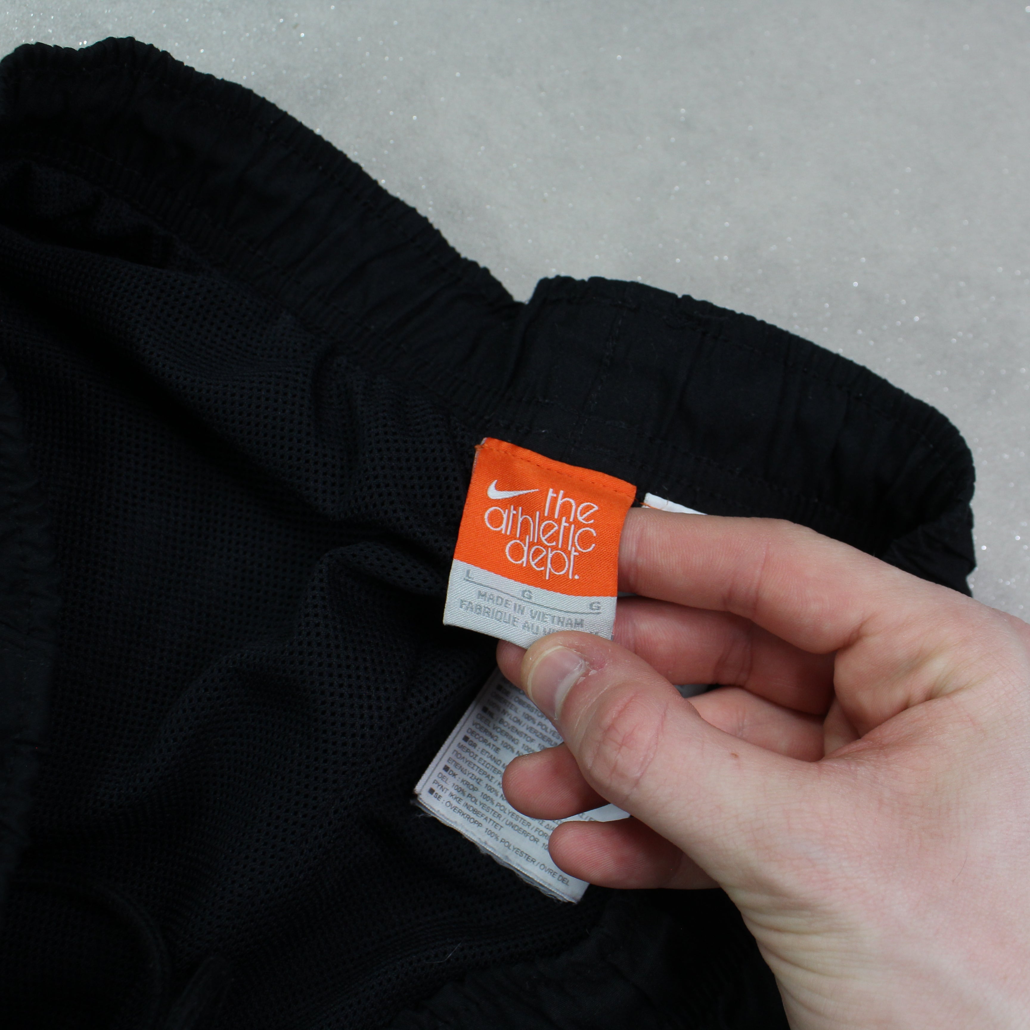 RARE 2000s Trackpants Black-OSI