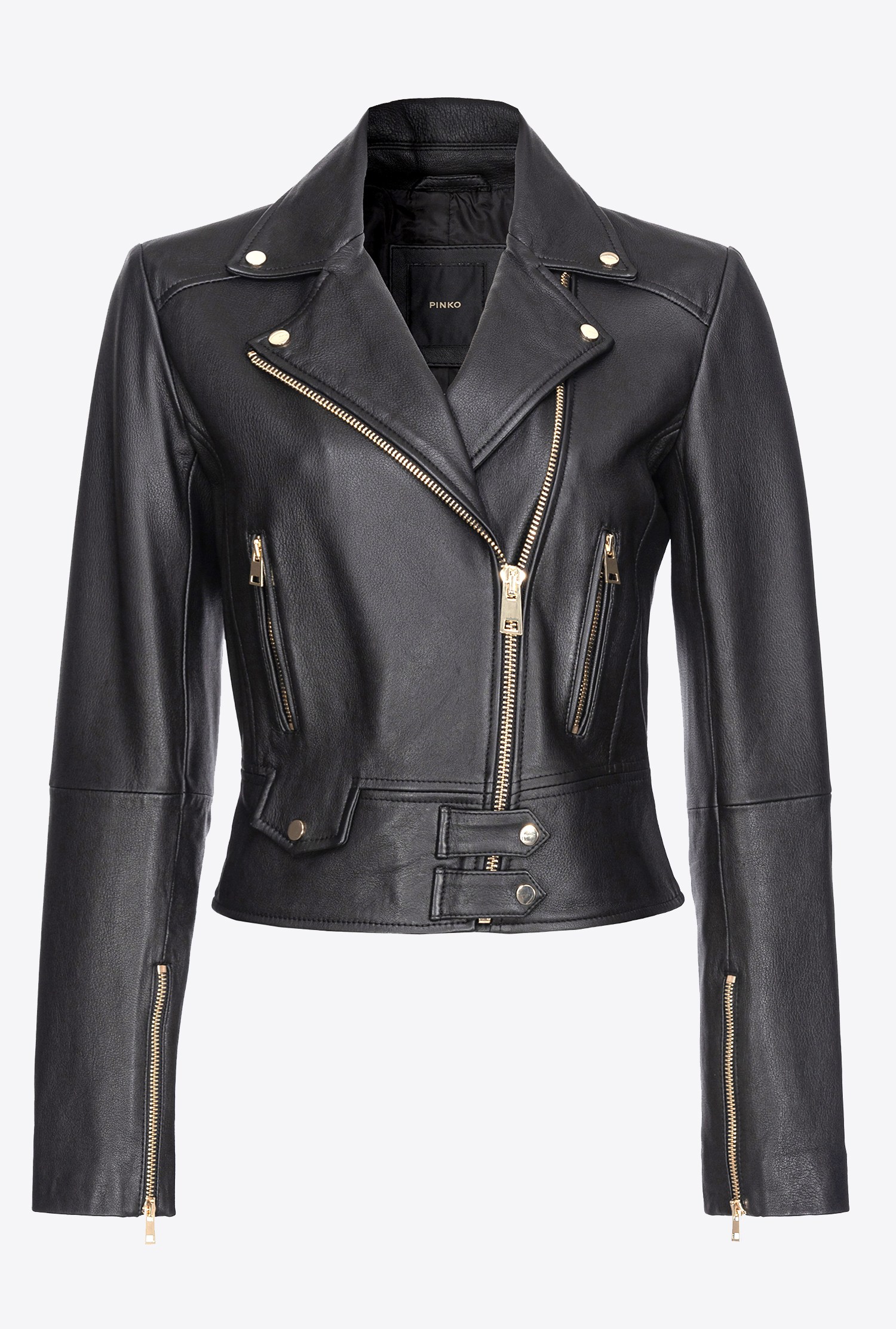 Biker Jacket in Nappa Leather-OSI