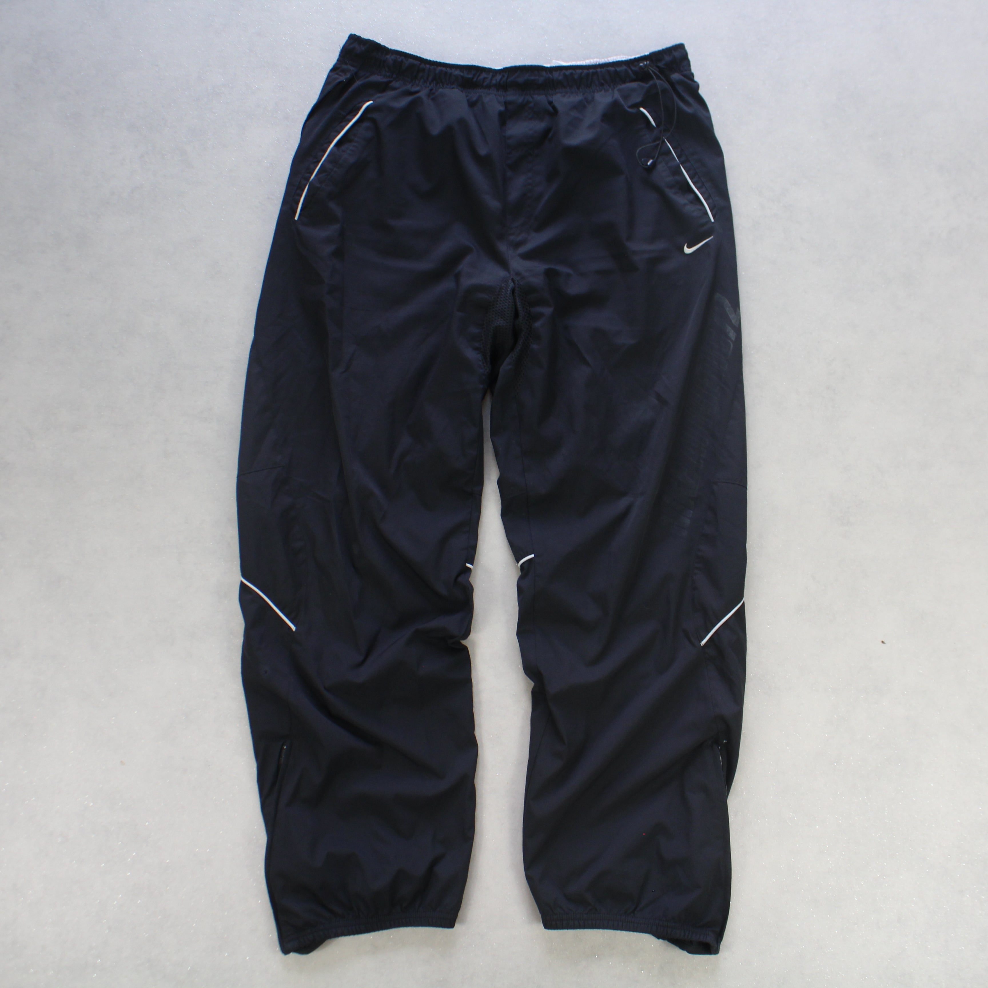 RARE 2000s Trackpants Black-OSI