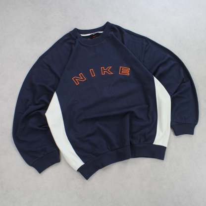 RARE 1990s  Sweatshirt Navy-OSI