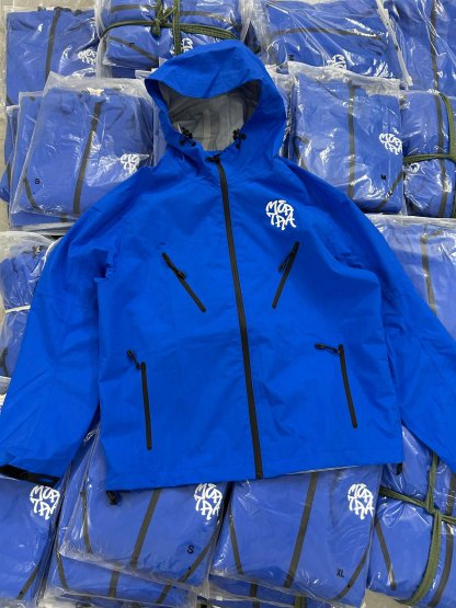 Mertra Monogram Shell Jacket Blue