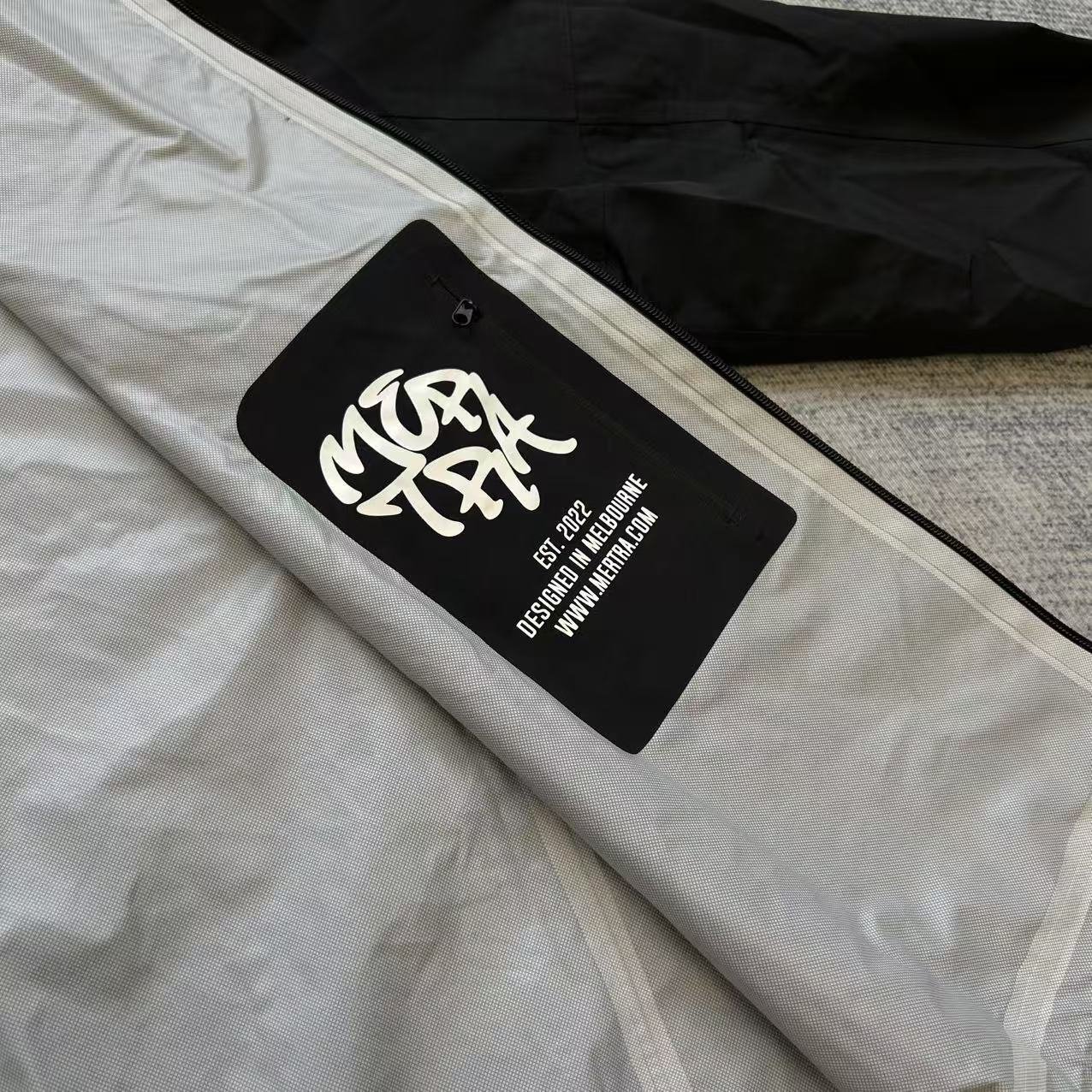Mertra Monogram Shell Jacket Black