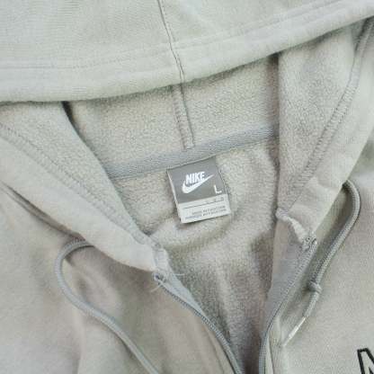 SUPER RARE 2000s  Zip Hoodie Grey-OSI