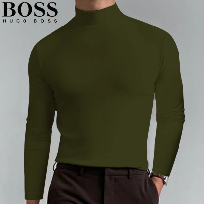 Men's Casual Round Neck Thermal Top-OSI