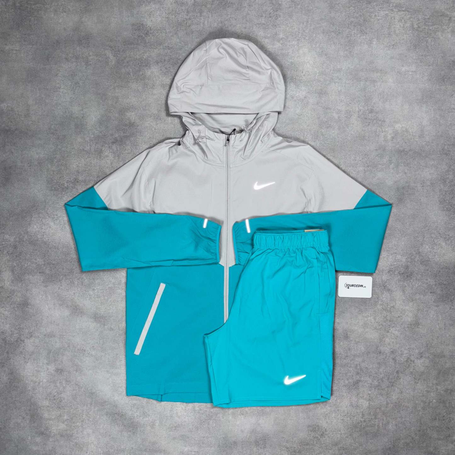Uv Windrunner Jacket & 7” Challenger Short Set Dusty Cactus-OSI