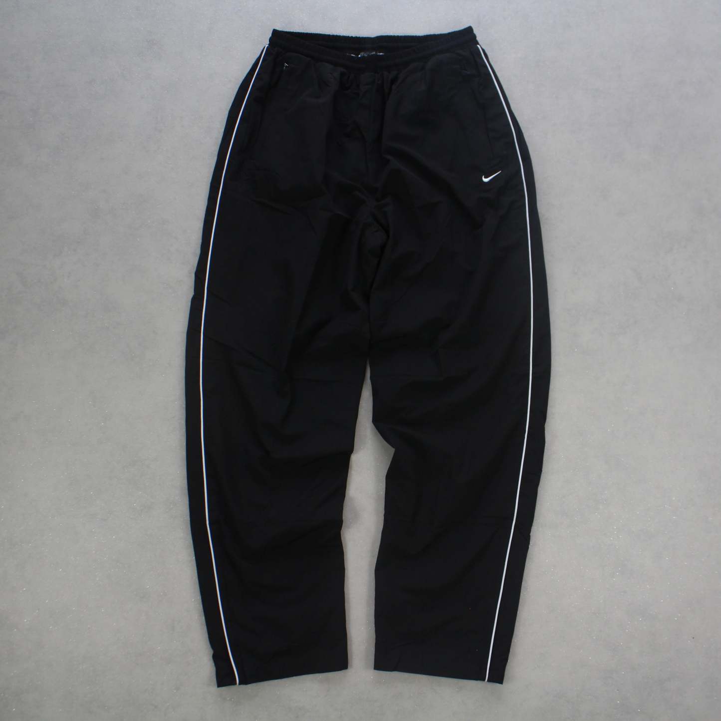 RARE 2000s Baggy Trackpants Black-OSI