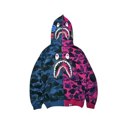  Shark Big Mouth Camo Hoodie-OSI