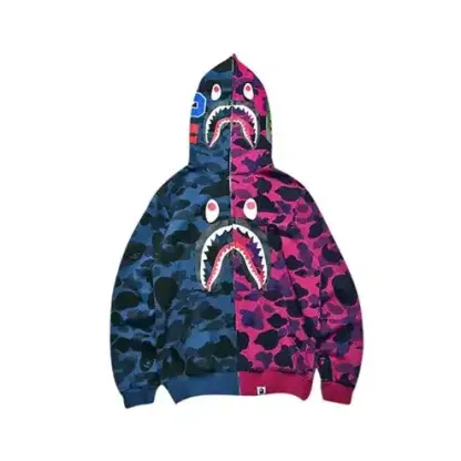  Shark Big Mouth Camo Hoodie-OSI