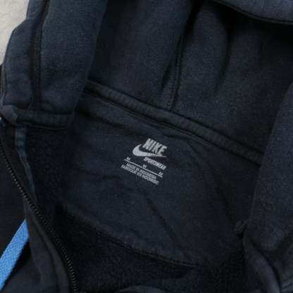 2000s  Zip Up Hoodie Black-OSI