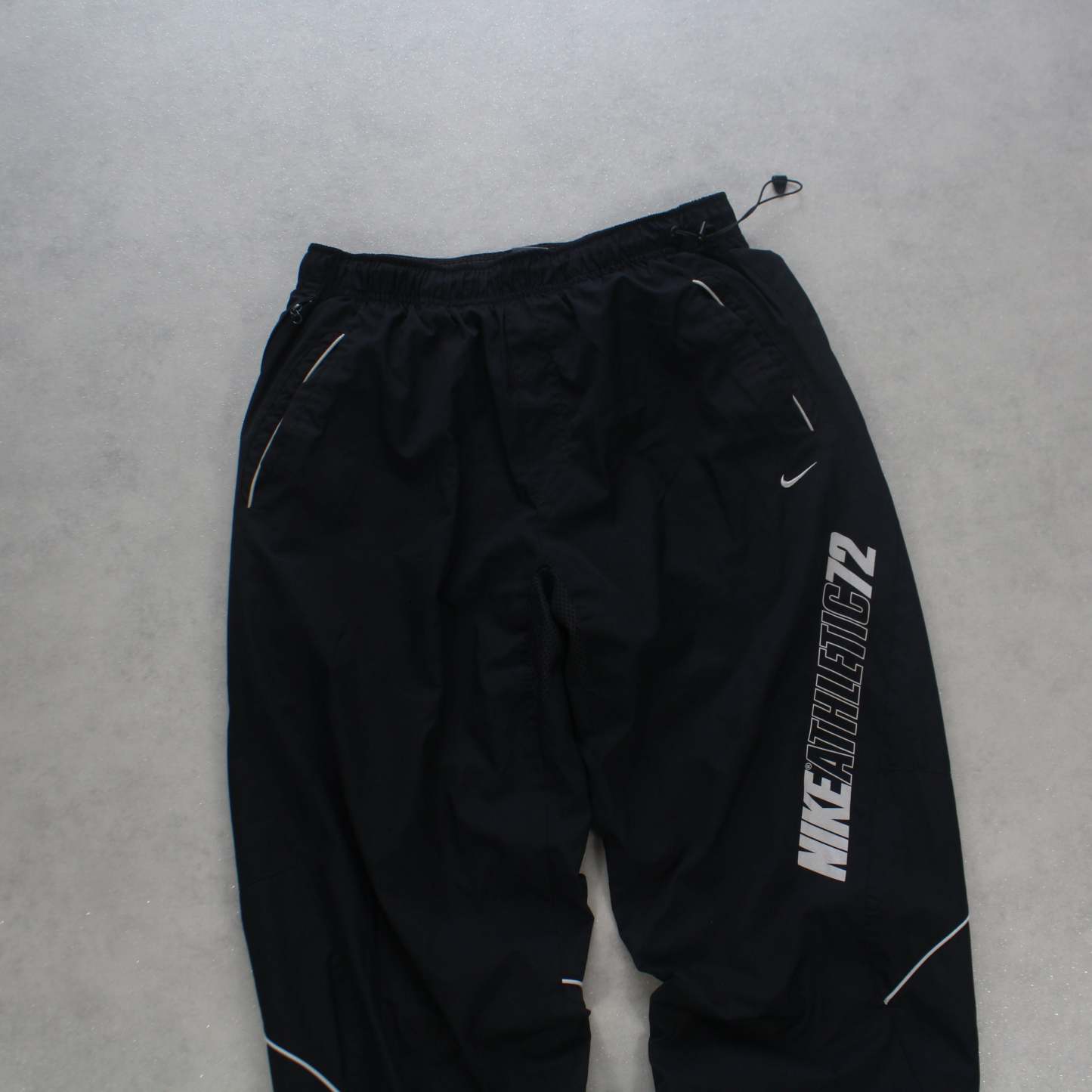 RARE 2000s 72 Trackpants Black-OSI